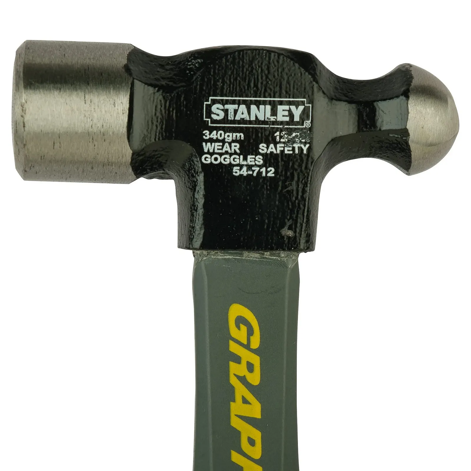 Молоток с шаровидным бойком Stanley 1-54-712 12 oz графитовый, фото №5 Молоток с шаровидным бойком Stanley 1-54-712 12 oz графитовый, фото №5