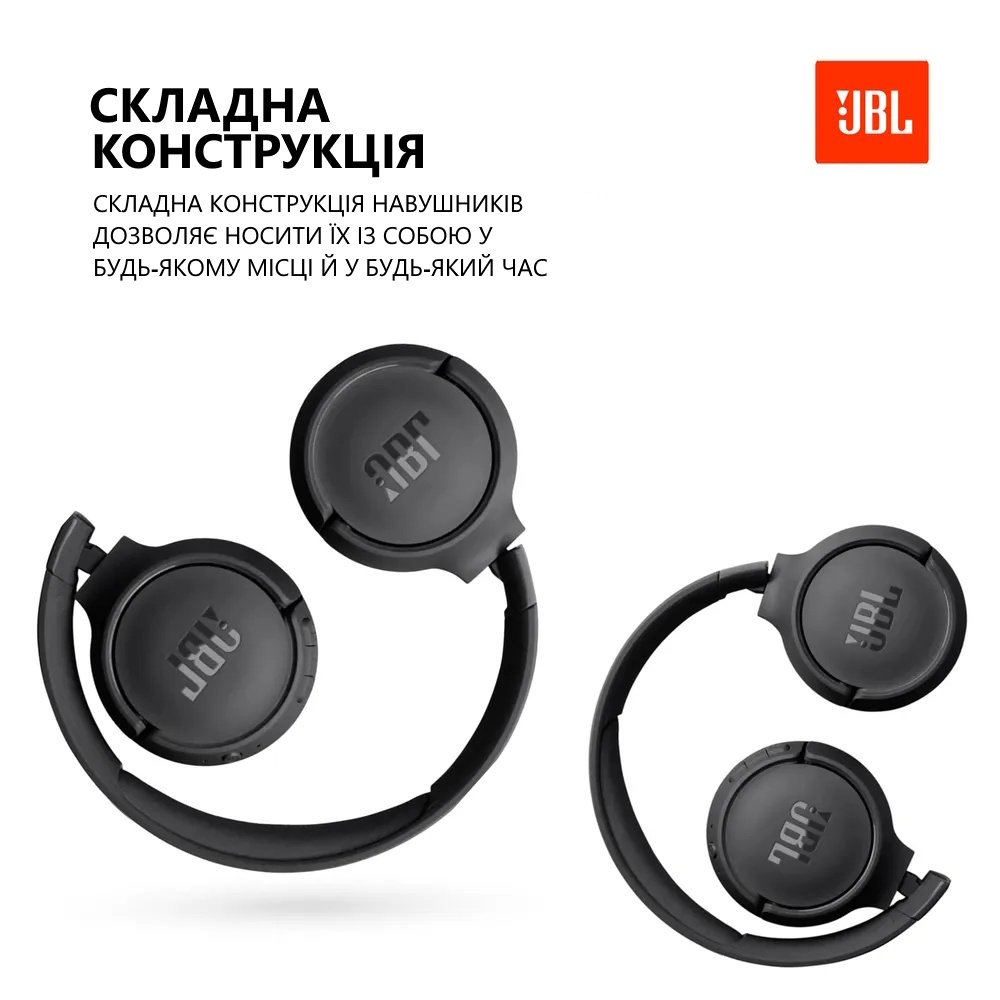 Навушники JBL TUNE 520BT ANC BT5.3 57h Black, фото №12