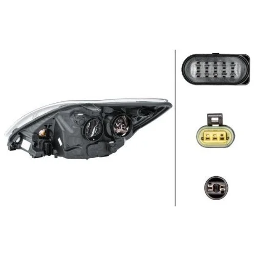 Фара основная HELLA 1EL 354 807-061 для FORD, правая, фото №2