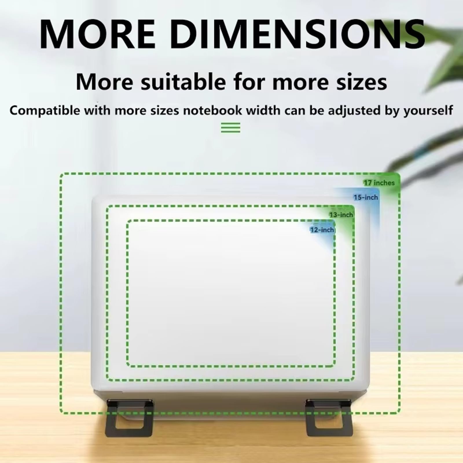 Портативная подставка для ноутбука Алюминиевая складная с регулировкой высоты Держатель для ноутбука Аксессуары для термостойкой подставки Упаковка из 2 штук, фото №7