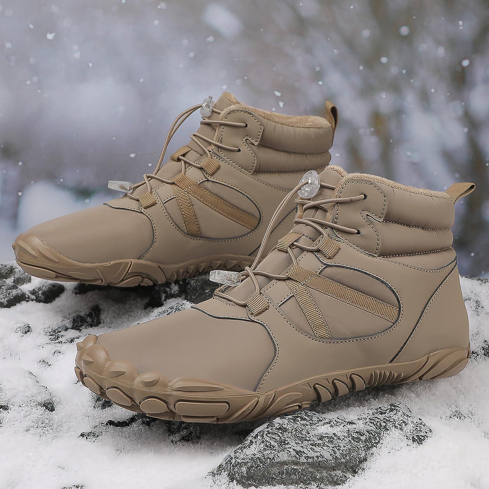 Ботинки зимние Payesrui Waterproof Unisex Легкие Нескользящие с теплой подкладкой для трейлраннинга, фото №6