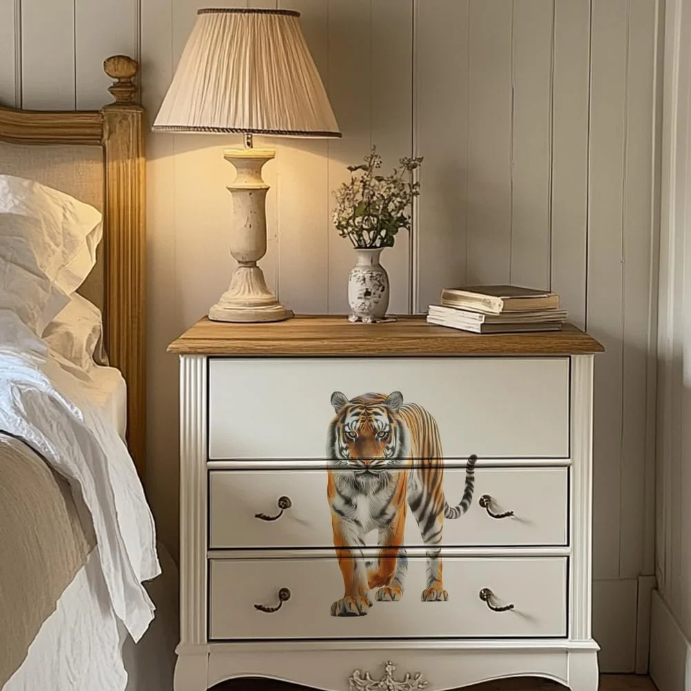 Наклейки для меблів WEBEEDY 3 штуки Тигр 30 x 15 см, фото №5 Наклейки для меблів WEBEEDY 3 штуки Тигр 30 x 15 см, фото №5