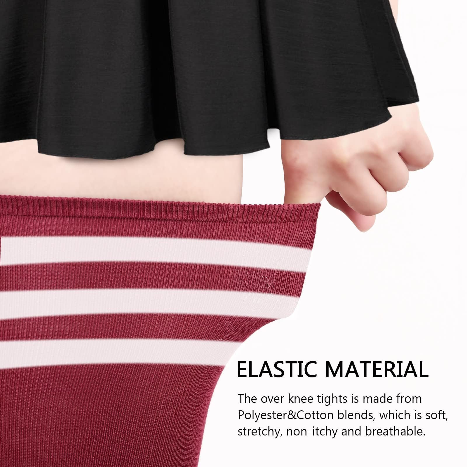 Носки DRESHOW Extra Lange Overknee Retro, фото №6