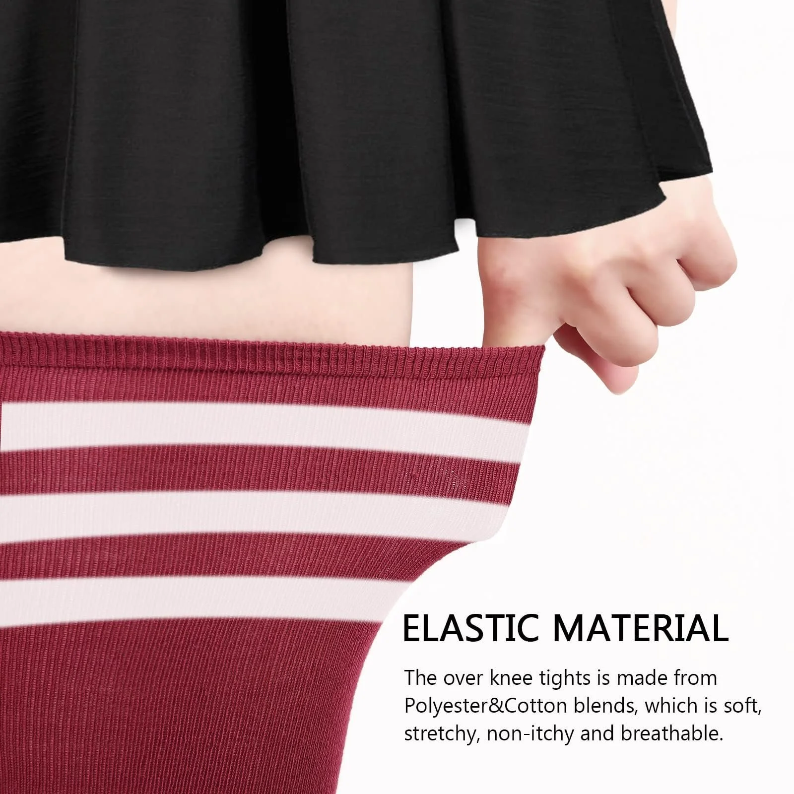 Шкарпетки DRESHOW Extra Lange Overknee Retro, фото №6