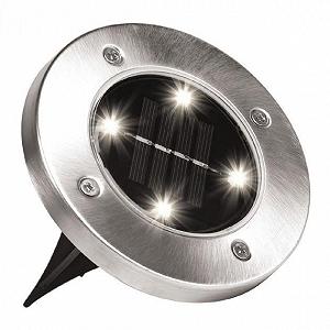 Уличный светильник на солнечной батарее Solar Disk 8led-dm8 садовый фонарь - Фото 1