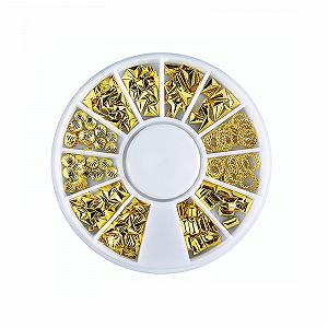 DIY 3D зі стразами з сплаву 12 секцій з заклепками у вигляді зірок та місяця - Фото 1