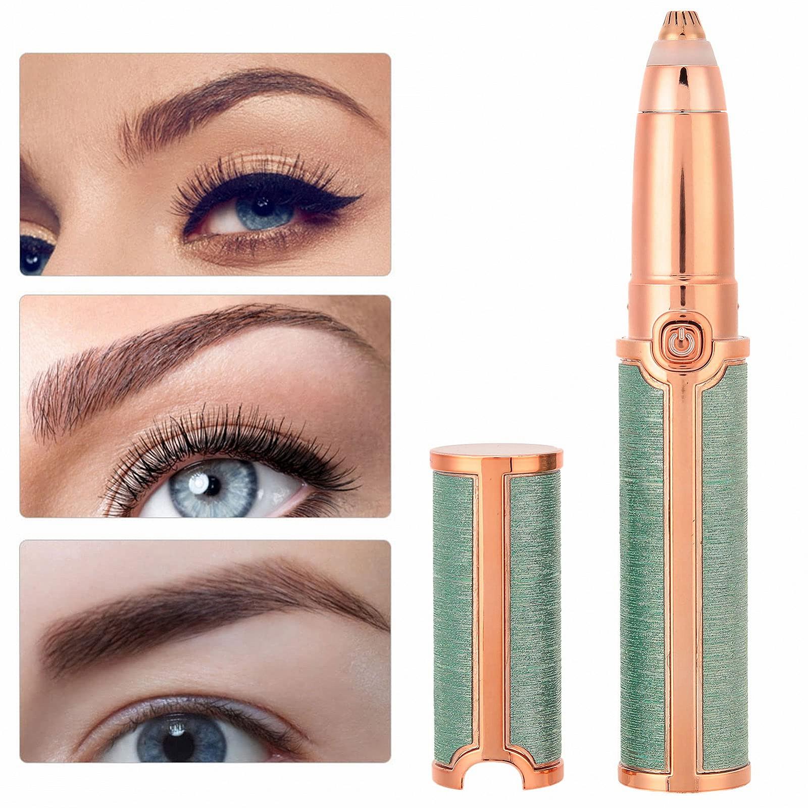 Триммер для бровей Portable Lipstick Shape Electric Eyebrow Shaper Green, фото №5
