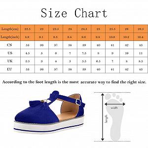 Сандали Платформа Кисти Замшевые Закрытый Носок synthetic.ua - Фото 1
