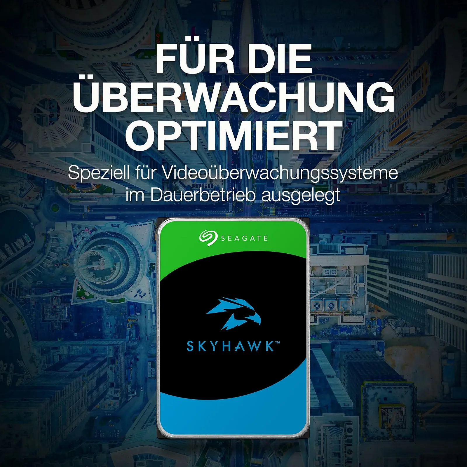 Жесткий диск Seagate SkyHawk 2TB 3.5" 256MB Cache SATA 6GB/s Серебристый, фото №4