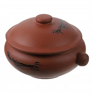 Керамическая кастрюля для тушения термостойкая с равномерным распределением тепла - Фото 1