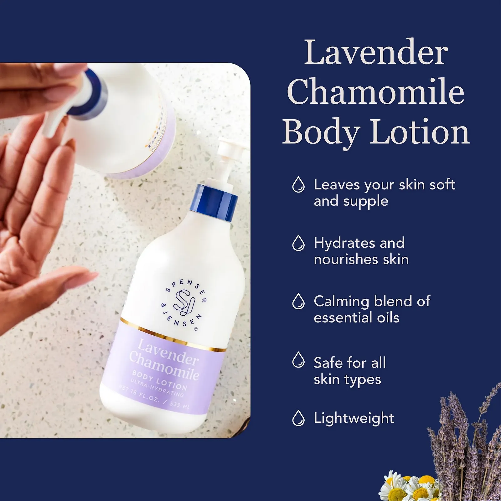 Лосьйон для тіла S&J 532 мл Лаванда, фото №3 Лосьйон для тіла S&J 532 мл Лаванда, фото №3