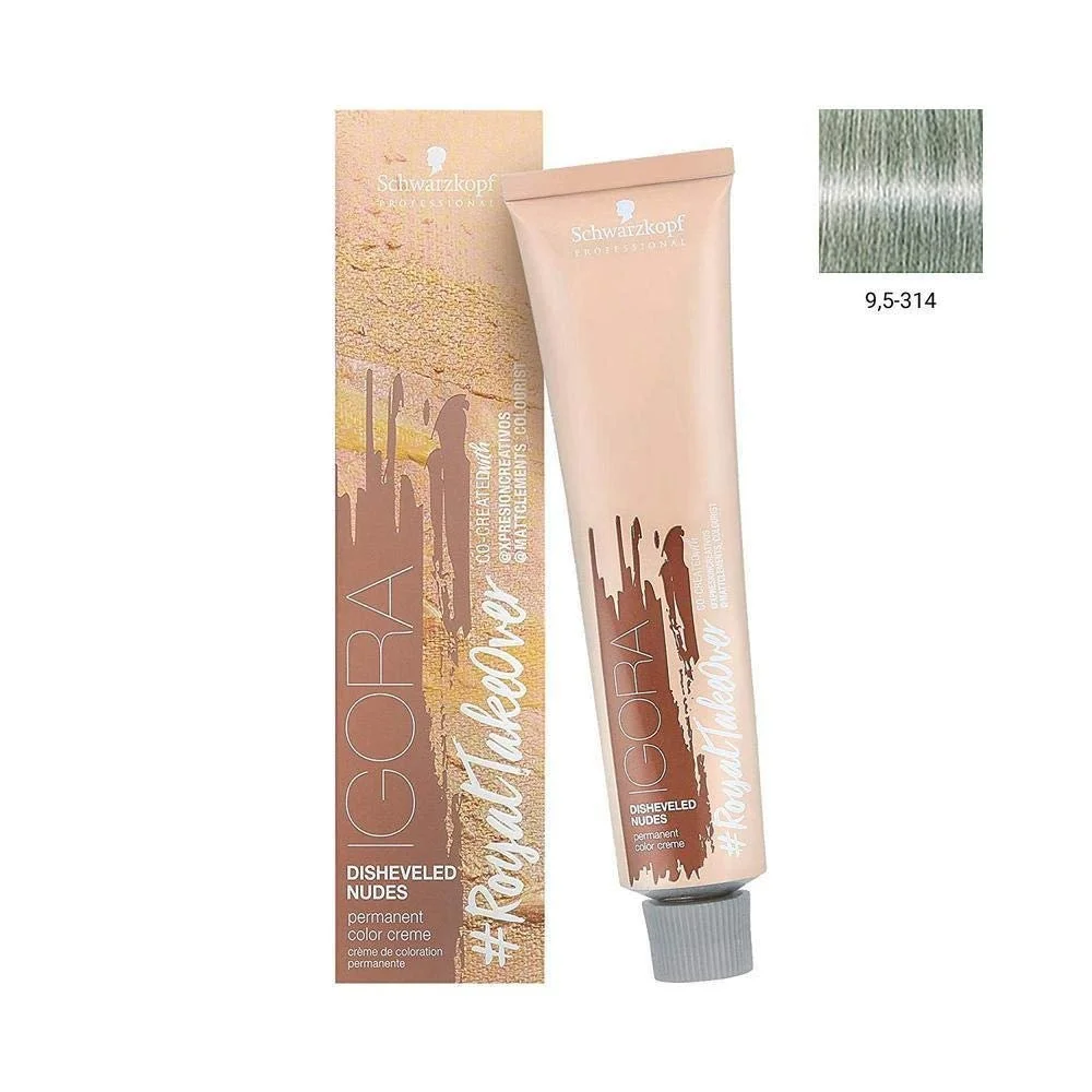 Краска для волос Schwarzkopf IGORA ROYAL TAKE OVER NUDE 9,5-314 60мл, фото №2 Краска для волос Schwarzkopf IGORA ROYAL TAKE OVER NUDE 9,5-314 60мл, фото №2