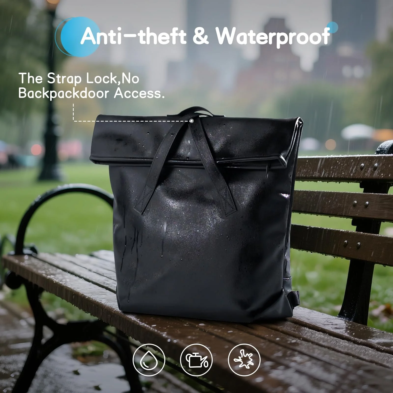 Рюкзак для ноутбука Waterproof Anti Theft, фото №2 Рюкзак для ноутбука Waterproof Anti Theft, фото №2