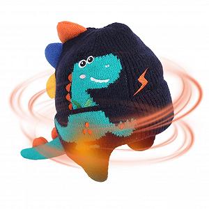 Вязана Шапка Динозавр, зимова - Фото 1