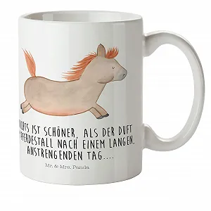 Дитяча Кружка Mr. & Mrs. Panda Кінь Стрибки Пластикова Чашка - Фото 1