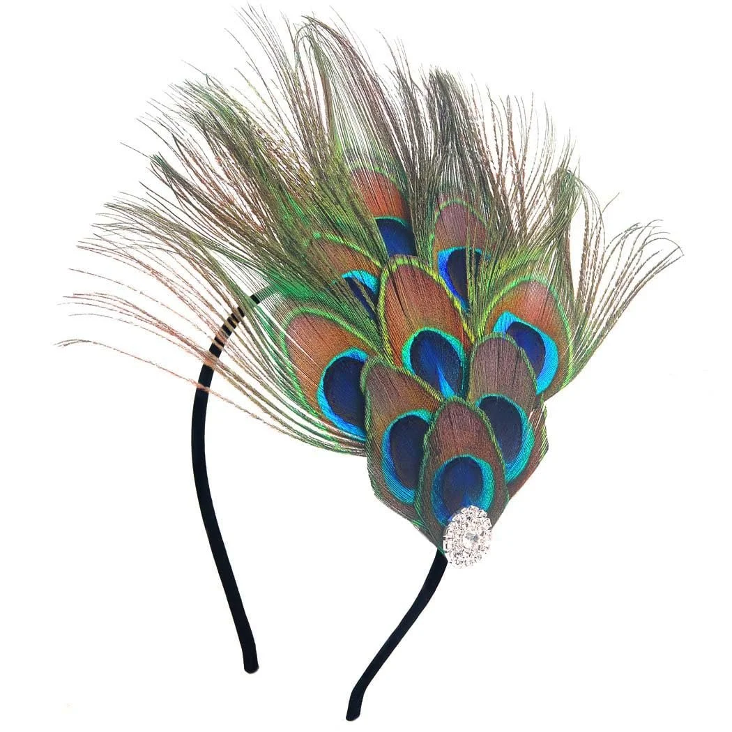 Обруч на голову Reaky в стилі бохо з пір'ям, фото №1 Обруч на голову Reaky в стилі бохо з пір'ям, фото №1