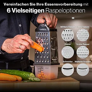 Терка Lantana 6-стороння з контейнером synthetic.ua - Фото 1