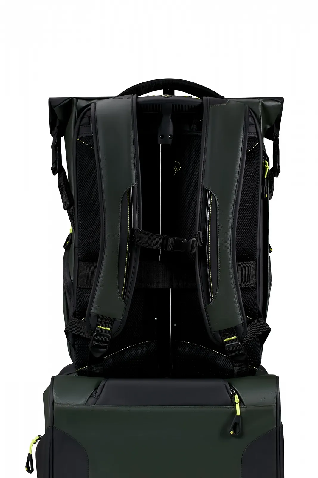 Рюкзак для ноутбука Samsonite Paradiver Light Rolltop 17,3 дюйма 49 см 25/35 л Jungle Green, фото №9