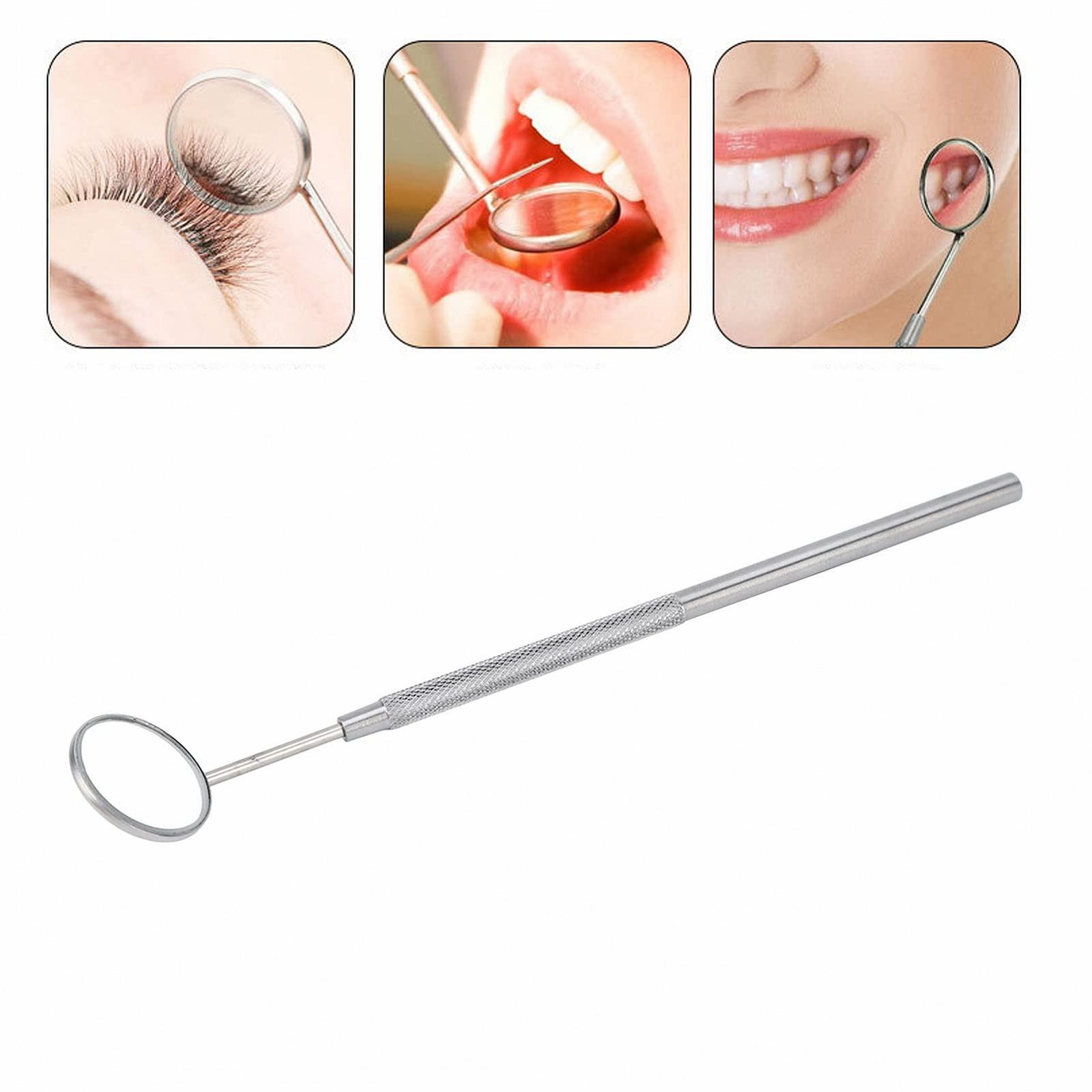 Зеркало для ресниц Beauty с нескользящей ручкой из нержавеющей стали угол 45 градусов съемное, фото №5 Зеркало для ресниц Beauty с нескользящей ручкой из нержавеющей стали угол 45 градусов съемное, фото №5