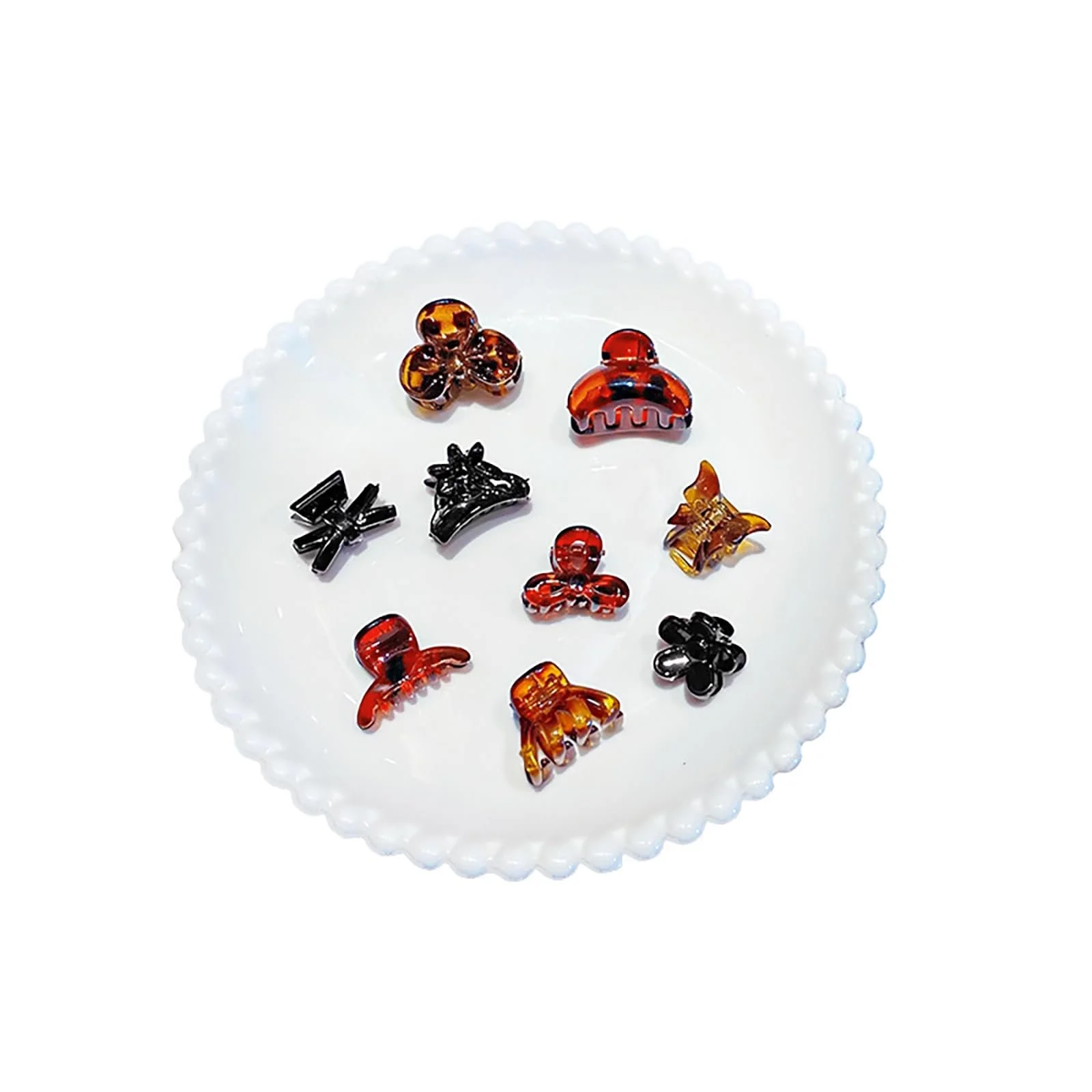 Набір затискачів для волосся 6 шт. Вінтажний леопардовий, фото №3 Набір затискачів для волосся 6 шт. Вінтажний леопардовий, фото №3