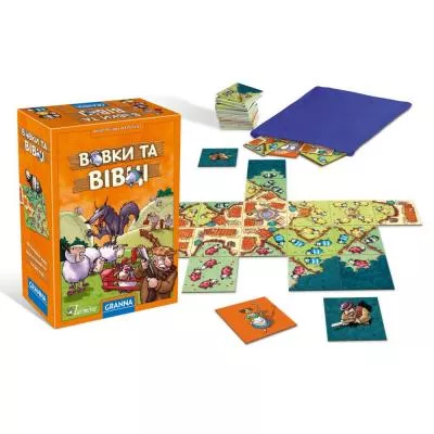 Настольная игра Granna Волки и овцы 83651, фото №2