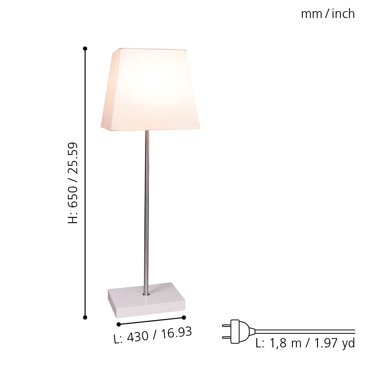 Настільна лампа EGLO Christmas Змінні абажури Паперова зірка 3D E14 Біла, фото №2