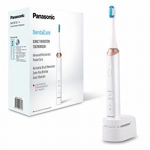 Зубна щітка електрична Panasonic EW-DC12 зі звуковими вібраціями, 3 режими використання, горизонтальна, біло-рожева - Фото 1