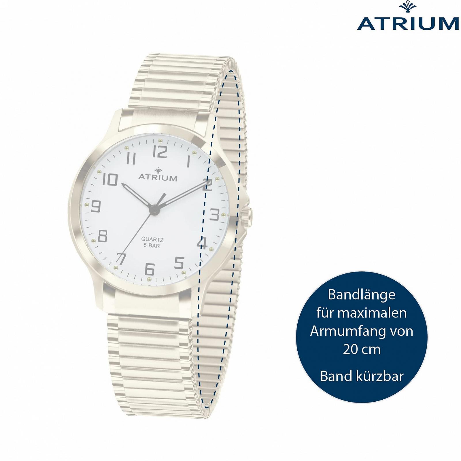 Женские часы Аналоговые Atrium A13-60 Кварцевые Нержавеющая сталь 5 Bar Люминесцентные стрелки Гибкий браслет Золотой, золотой, Браслет, фото №2 Женские часы Аналоговые Atrium A13-60 Кварцевые Нержавеющая сталь 5 Bar Люминесцентные стрелки Гибкий браслет Золотой, золотой, Браслет, фото №2