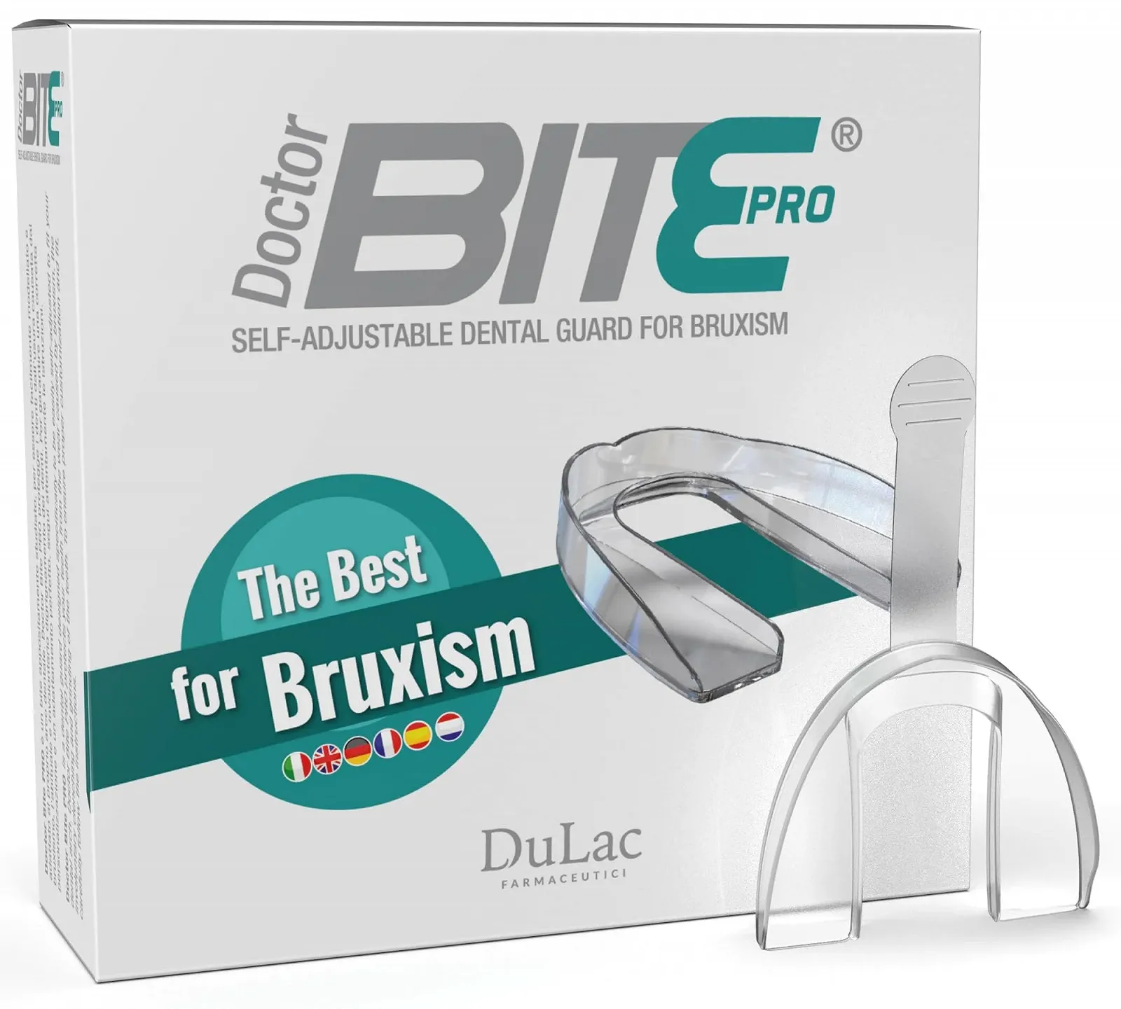 Капа Doctor Bite Pro Самомоделирующаяся (Прозрачная), фото №1 Капа Doctor Bite Pro Самомоделирующаяся (Прозрачная), фото №1