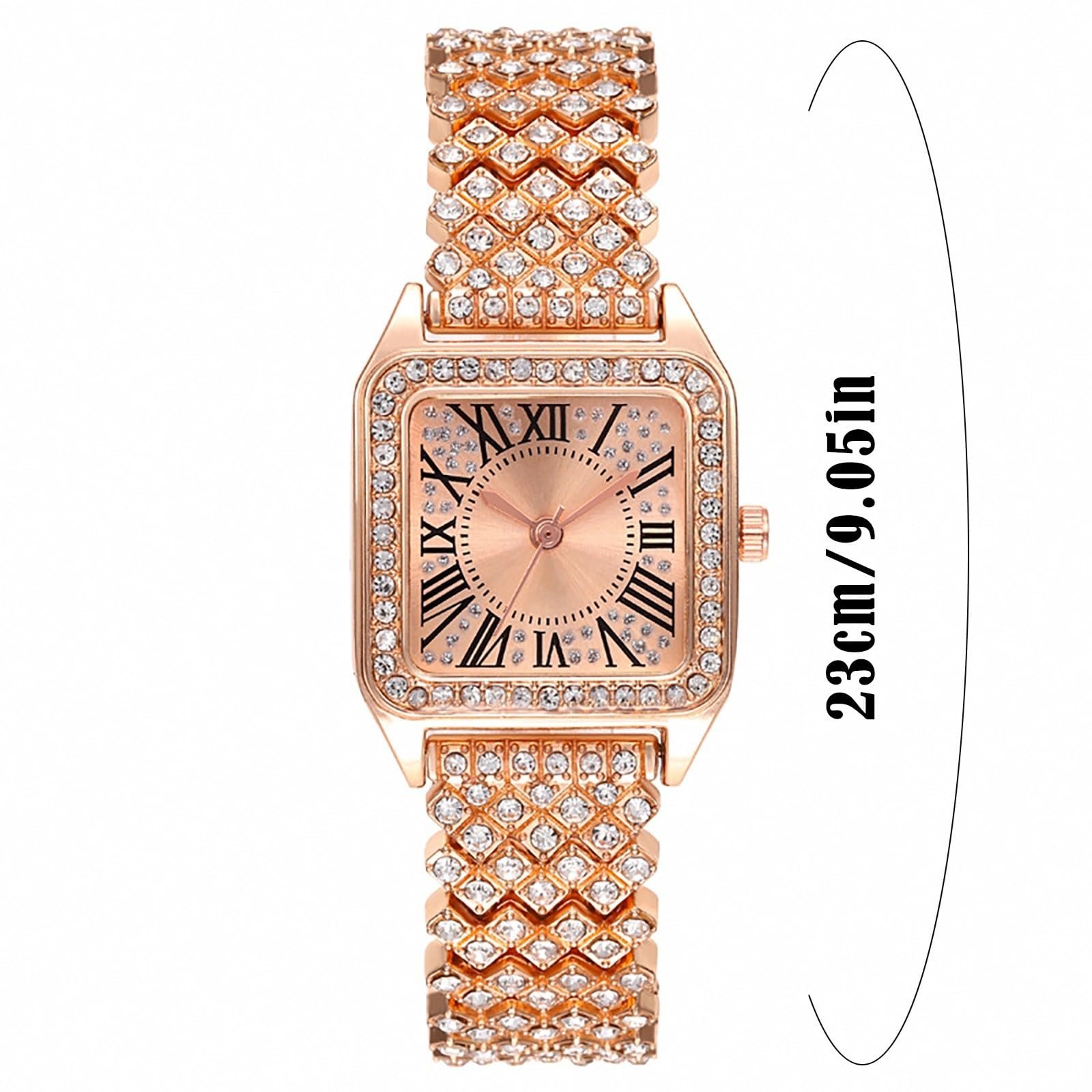 Квадратные часы Generisch для женщин, инкрустация из нержавеющей стали, ремешок из циркония, модный циферблат с римским текстом, кварцевые часы для женщин, аналоговые кварцевые часы для женщин, фото №4 Квадратные часы Generisch для женщин, инкрустация из нержавеющей стали, ремешок из циркония, модный циферблат с римским текстом, кварцевые часы для женщин, аналоговые кварцевые часы для женщин, фото №4