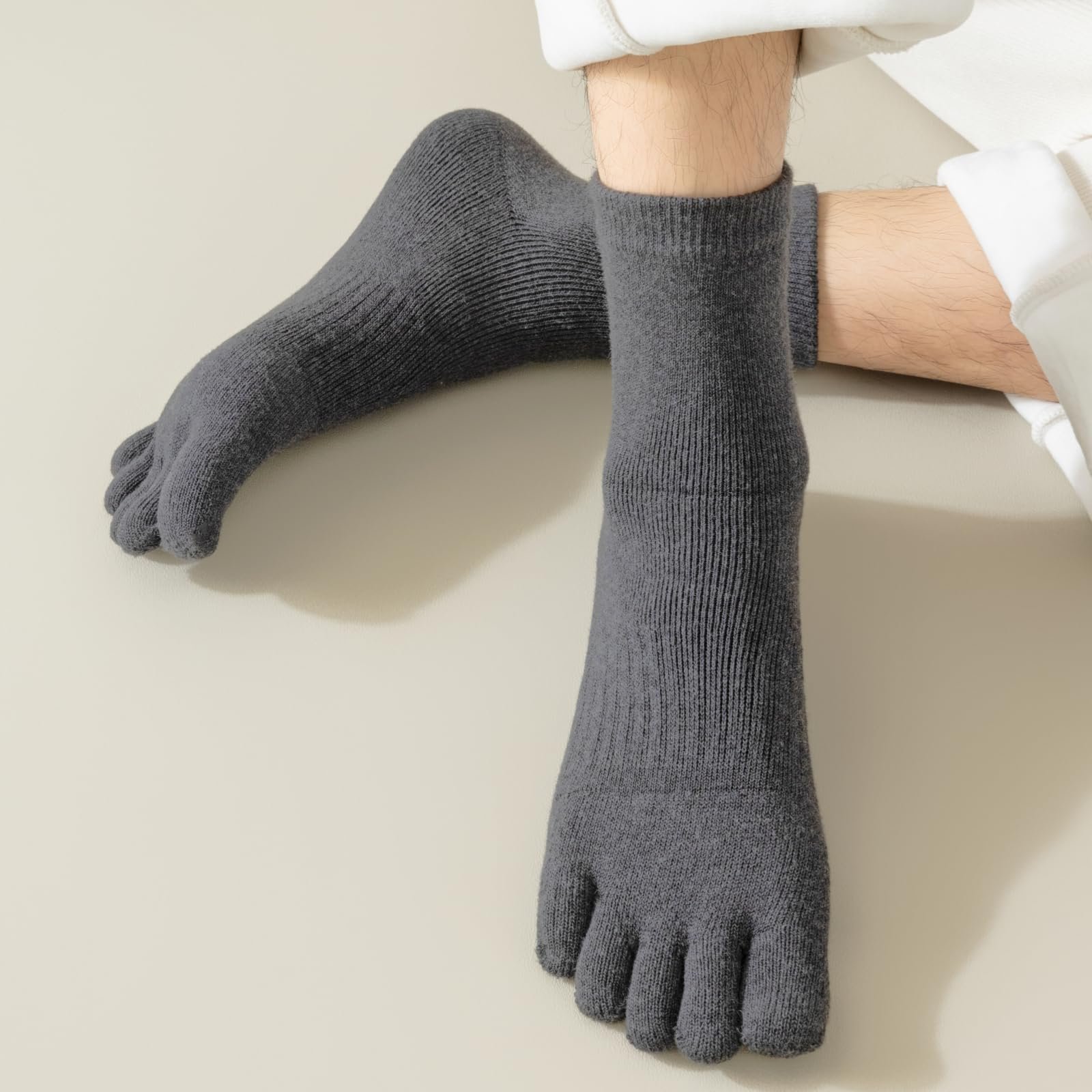 Шкарпетки з махрової тканини для пальців ніг Унісекс U898, фото №3