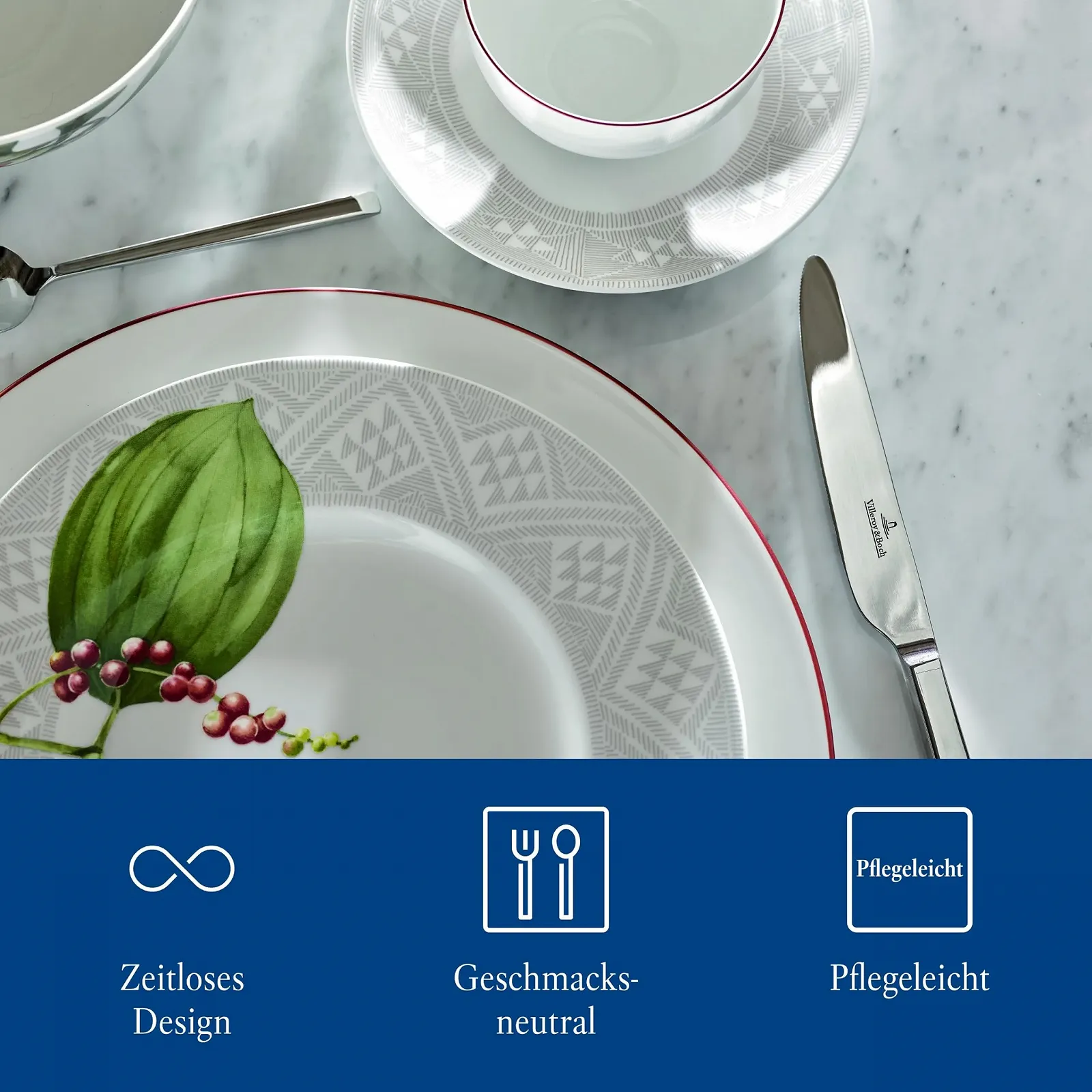 Набор столовых приборов Villeroy & Boch La Classica 113 предметов Обед, фото №6 Набор столовых приборов Villeroy & Boch La Classica 113 предметов Обед, фото №6