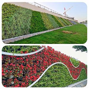 Вертикальний настінний органайзер для рослин 18 кишень пластиковий з автополивом чорний synthetic.ua - Фото 1