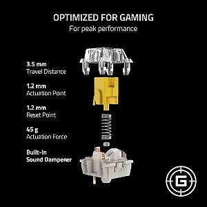 Механічні перемикачі Razer Yellow Switch Gen 3 Yellow synthetic.ua - Фото 1