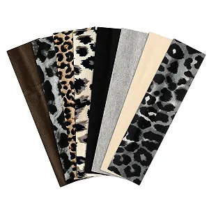 Набор из 8 широких летних женских повязок на голову, спортивная. - Фото 1