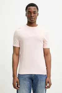 Чоловіча футболка Guess Jeans, Рожева, L - Фото 1