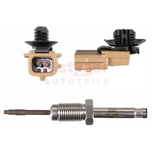 Датчик температури відпрацьованих газів METZGER 08941101 для OPEL RENAULT GENERAL MOTORS, фото №2