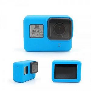 Чехол TELESIN для GoPro HERO5/6/7 TPU Silicone Case Blue 39467 Чехол TELESIN для GoPro HERO5/6/7 TPU Silicone Case Blue 39467