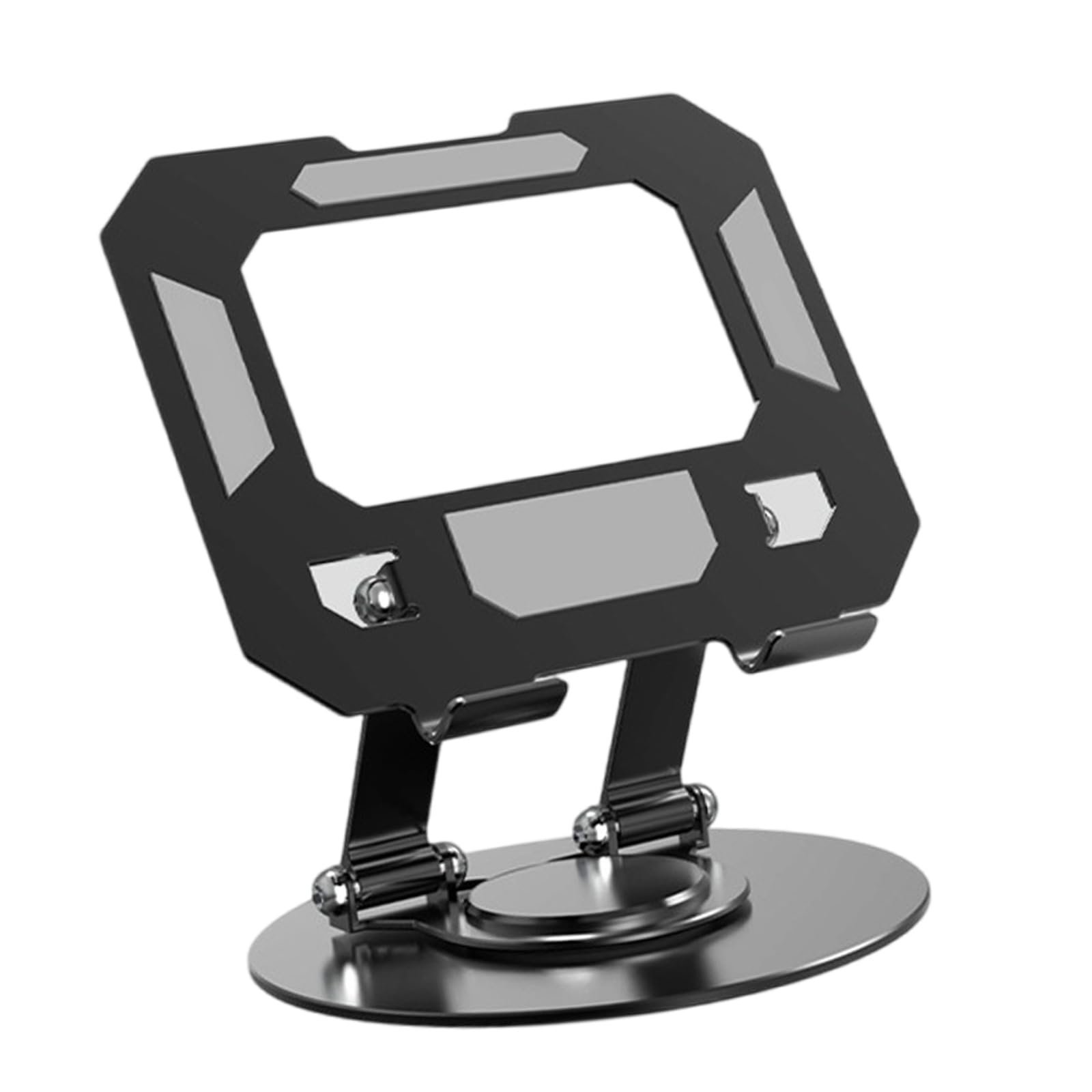 Вращающаяся на 360 градусов подставка для ноутбука, регулируемая подставка для ноутбука для стола, из углеродистой стали, подставки для компьютера для ноутбука, планшета, эргономичные подставки для ноутбука, фото №3