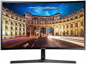 Монітор 27" Samsung C27F396FHU Full HD VA 60 Гц Чорний - Фото 1