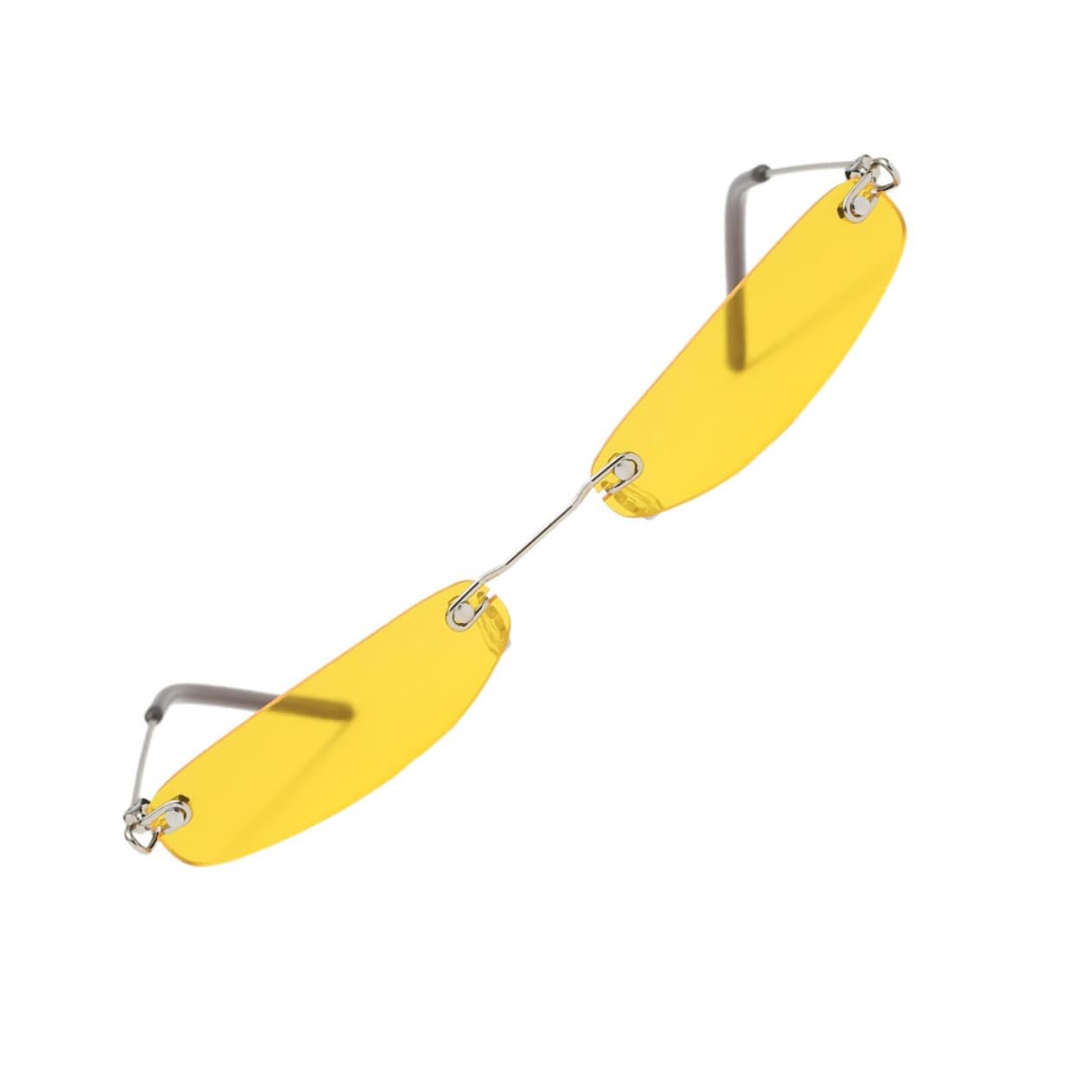 Квадратні окуляри PACKOVE (2 шт.) Сонцезахисні Модні Помаранчеві лінзи UV, фото №5