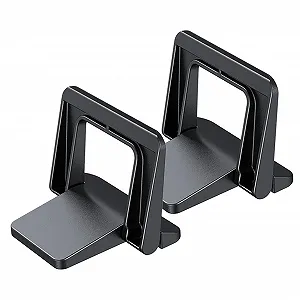 Подставка для ноутбука эргономичная PC материал Прочный держатель для ноутбука Улучшенная циркуляция воздуха Компактная Нескользящая для стола и работы - Фото 1