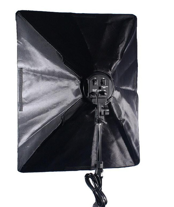 Сумка в комплекте Набор постоянного света лампы 4шт (125W)софтбокс 50*70см+ стойка 240см, фото №4