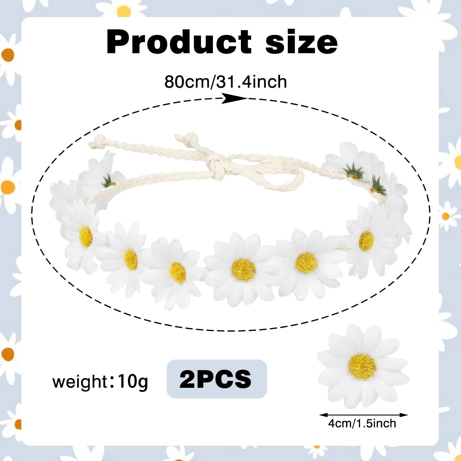 Венок для волос Цветочный для девочек, фото №2 Венок для волос Цветочный для девочек, фото №2