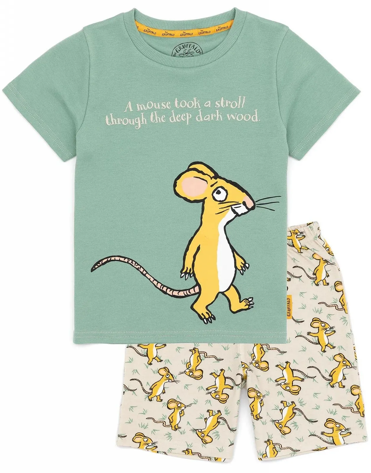 Дитяча піжама (2 шт.) The Gruffalo Футболка з короткими рукавами та шорти, фото №3 Дитяча піжама (2 шт.) The Gruffalo Футболка з короткими рукавами та шорти, фото №3
