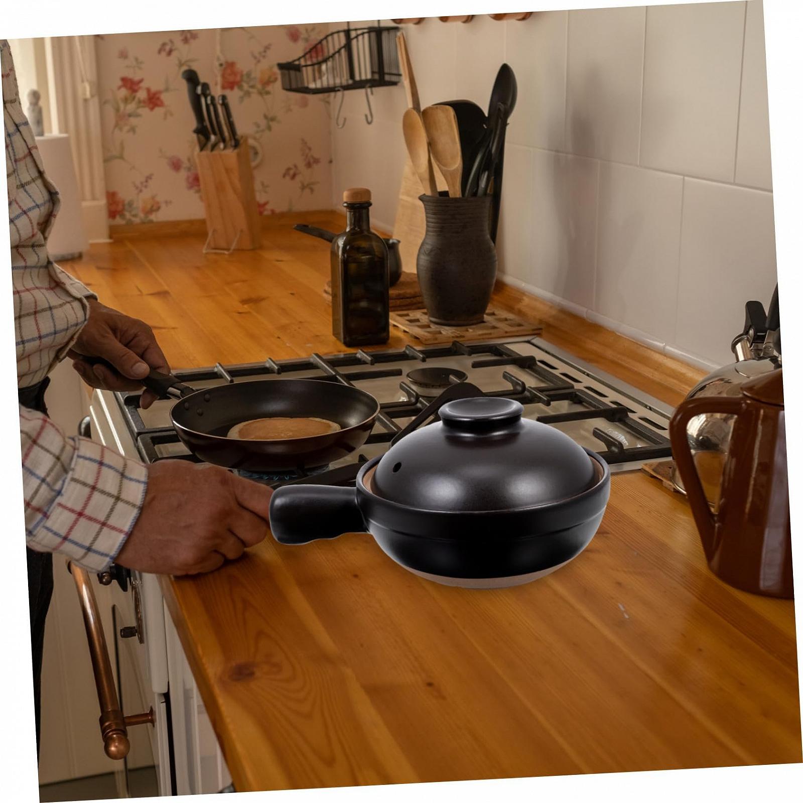 Кастрюля VICASKY с керамической ручкой и крышкой, фото №7