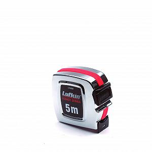 Рулетка Lufkin Legacy Series L916 CM 5 м/16 фут 25 мм Хромована ABS-пластик з ударостійким корпусом, Сріблясто-помаранчевий synthetic.ua - Фото 1