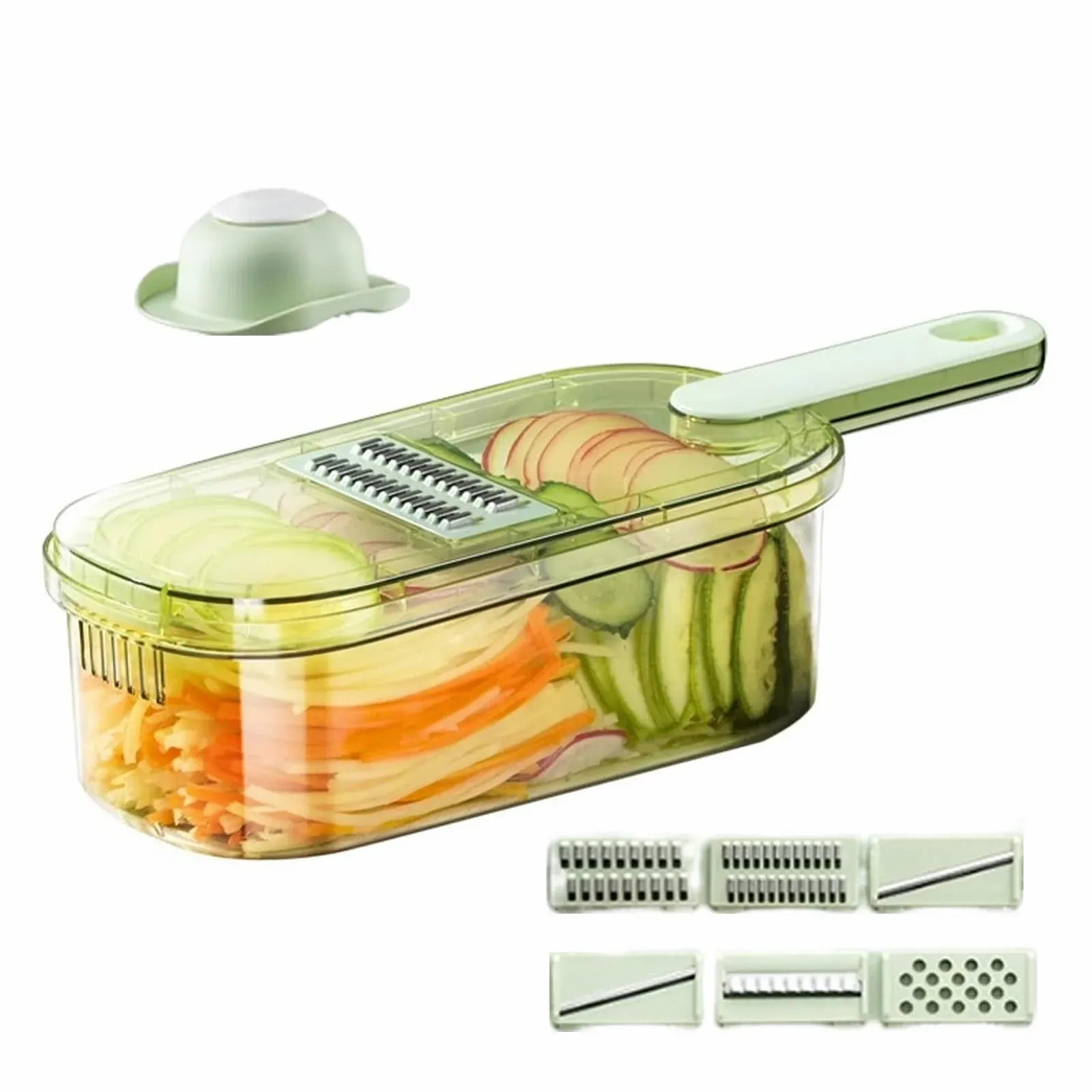 Овочерізка для кухні з контейнером для картоплі, моркви, фото №6