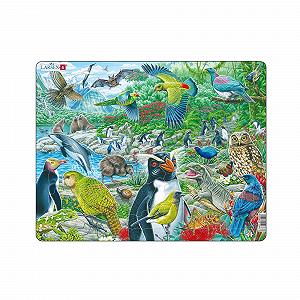 Пазл-рамка Larsen FH44 New Zealand Animal World 53 деталі від 4 років - Фото 1