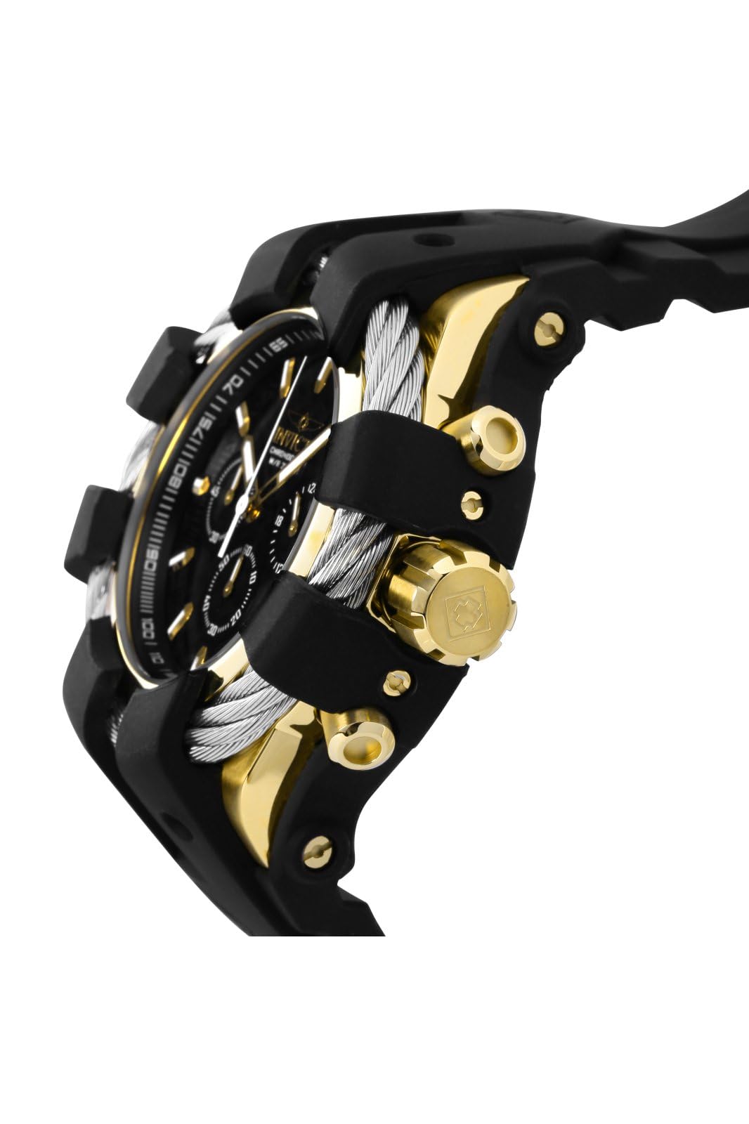 Чоловічий кварцовий годинник Invicta з силіконовим ремінцем 23860, фото №3